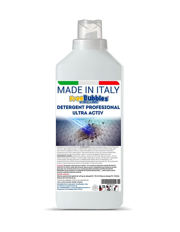 Freebubbles Detergent Profesional ULTRA ACTIV
