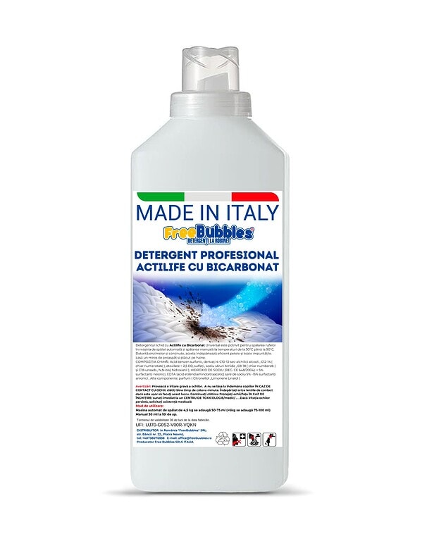 Freebubbles Detergent Profesional cu Bicarbonat ACTILIFE