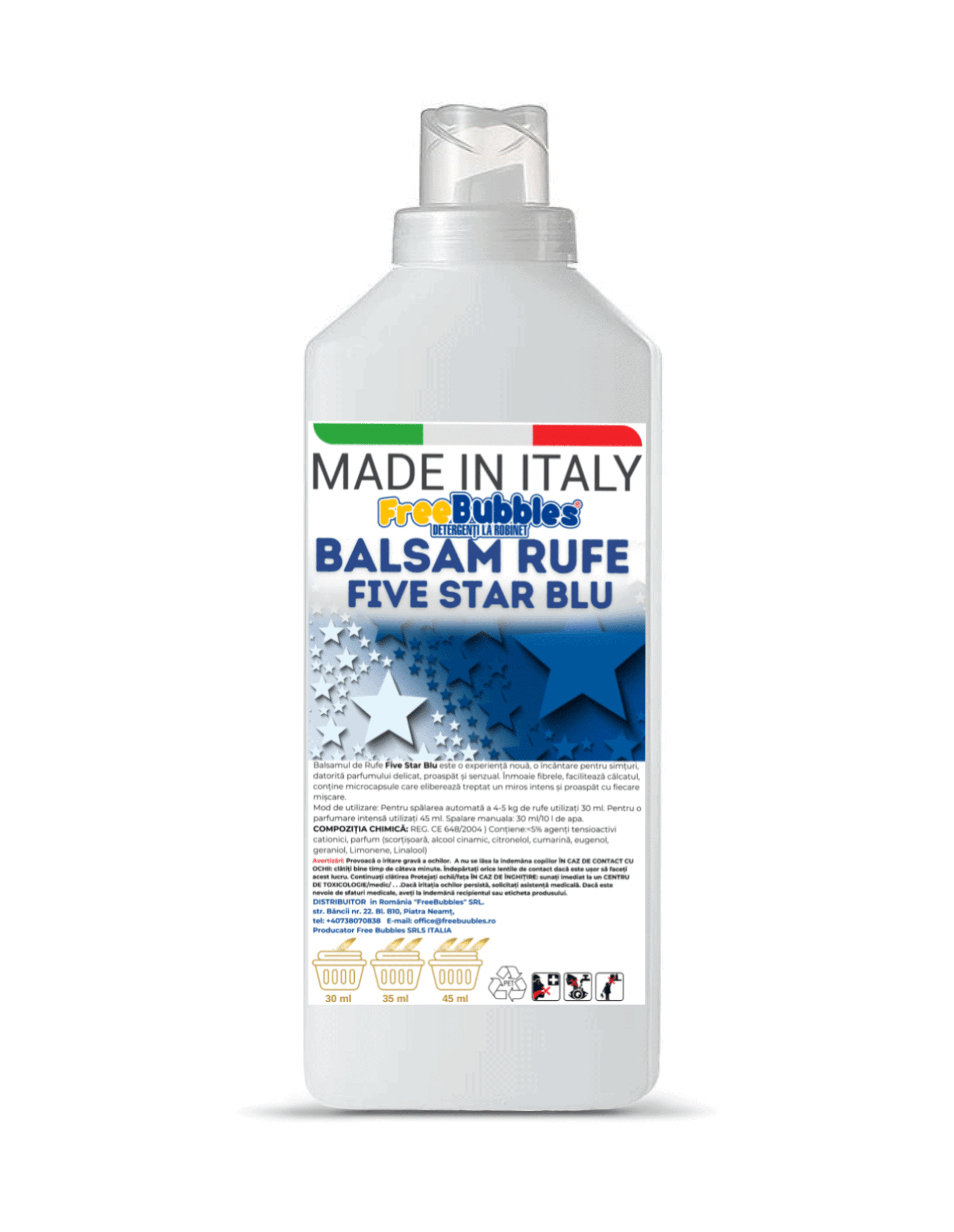 Freebubbles Balsam Rufe Profesional Five Star BLU