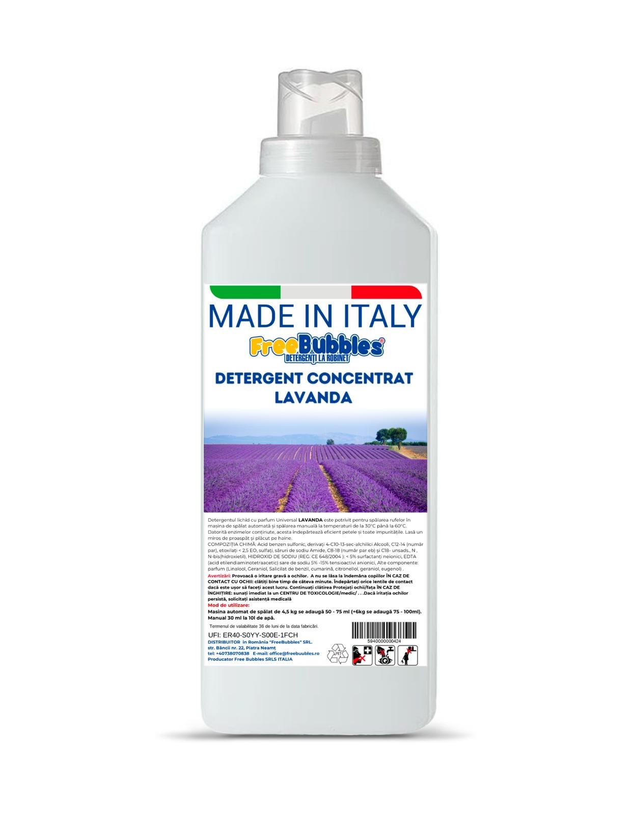 Freebubbles Detergent Concentrat LAVANDA