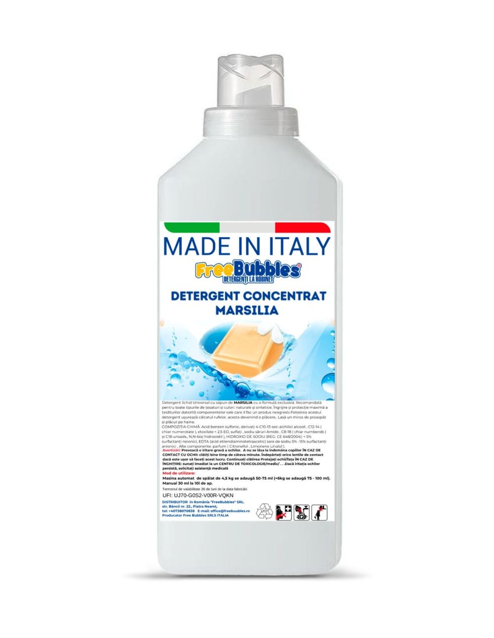 Freebubbles Detergent Concentrat MARSILIA