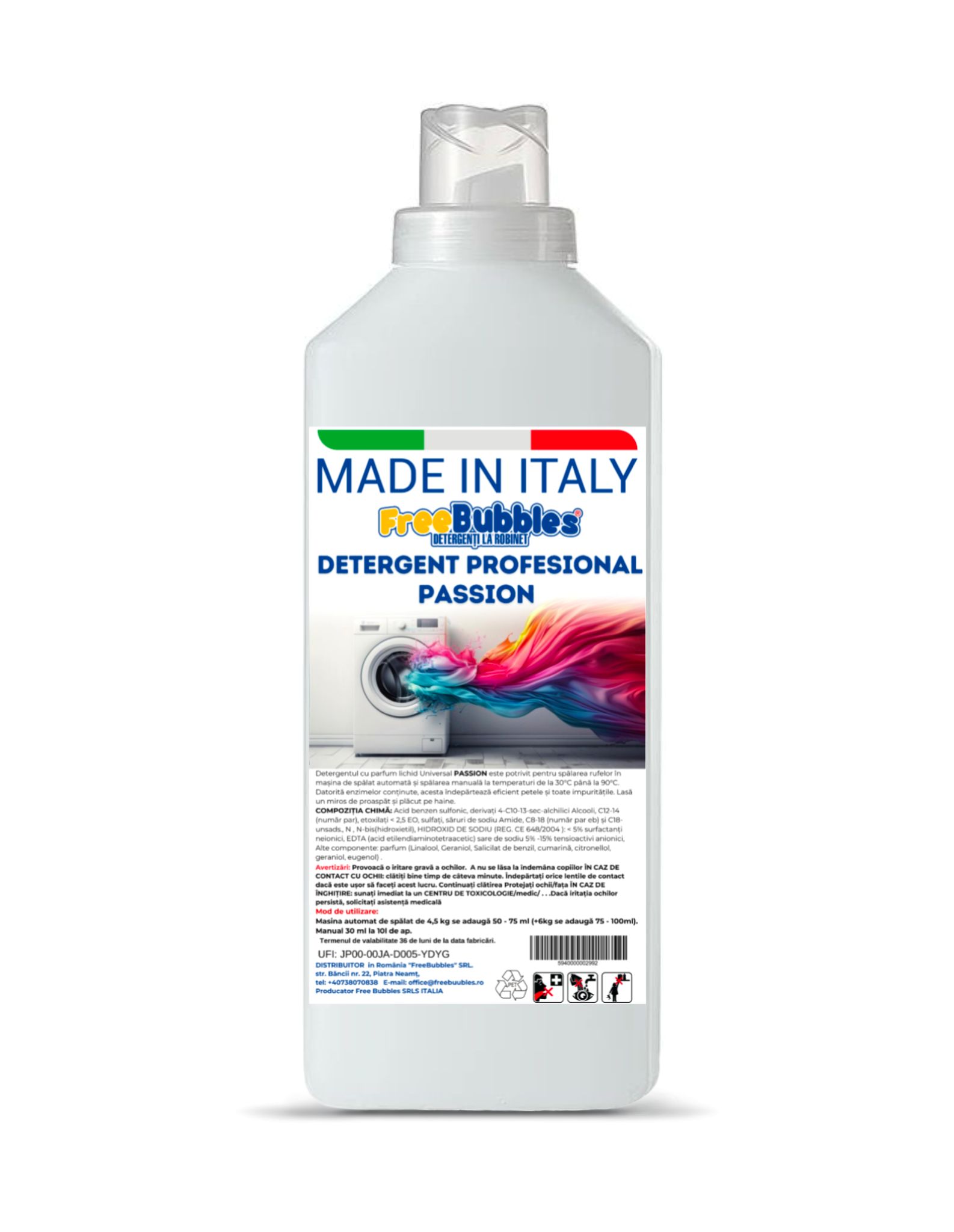 Freebubbles Detergent Profesional PASSION