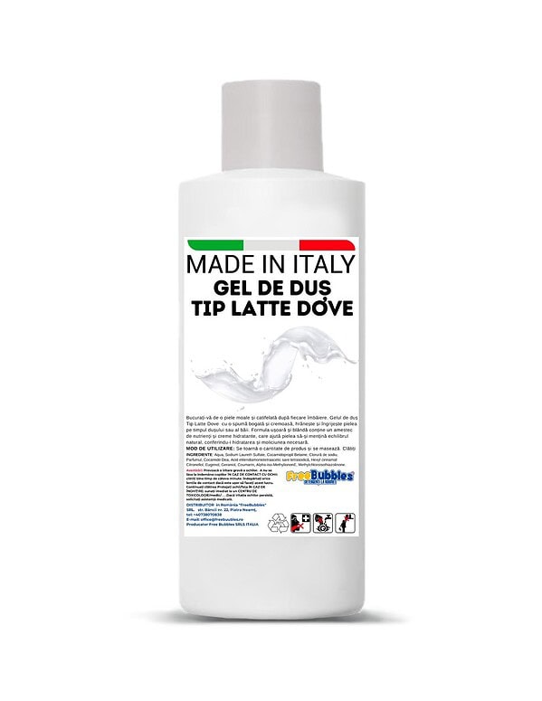 Freebubbles GEL DE DUS LATTE CREAM