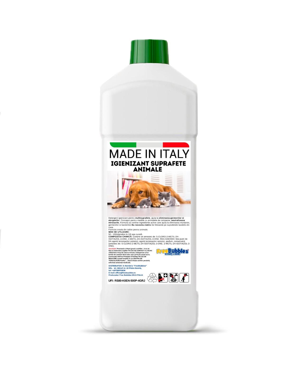 Freebubbles IGIENIZANT SUPRAFETE