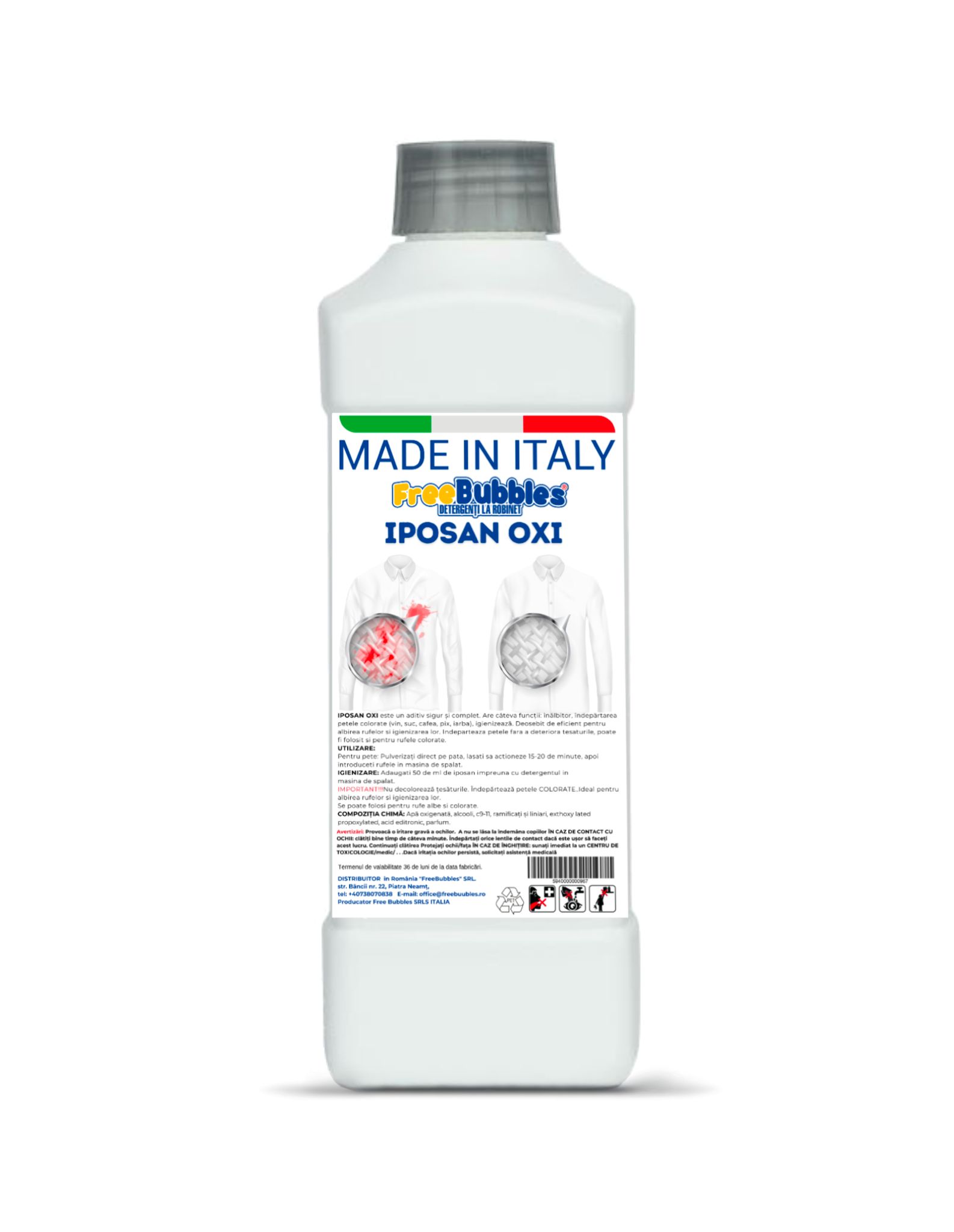 Freebubbles ADITIV PETE IPOSAN OXI