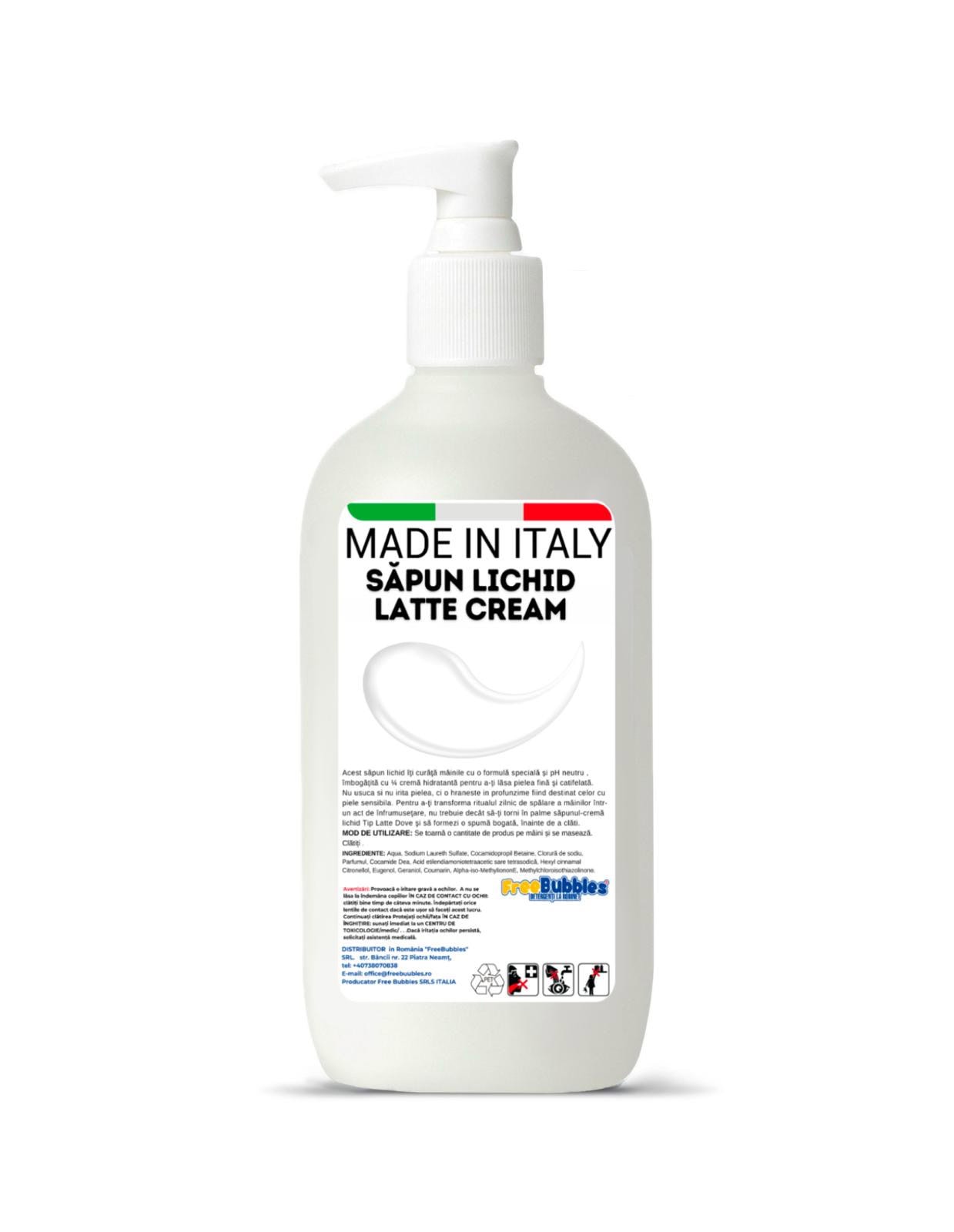 Freebubbles SAPUN LICHID LATTE CREAM