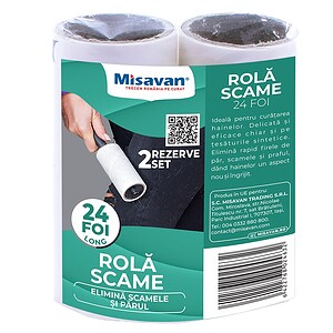 Rezerva Rola Curatat Scame Misavan Set 2 Bucati
