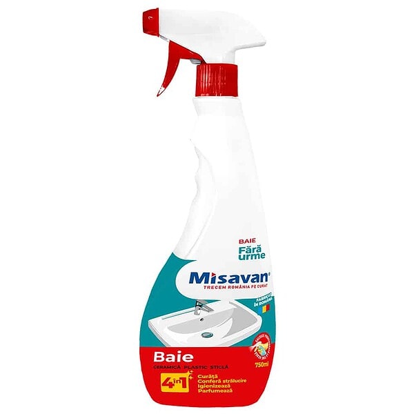 Soluție Curatare Baie Misavan 4in1 750 ml