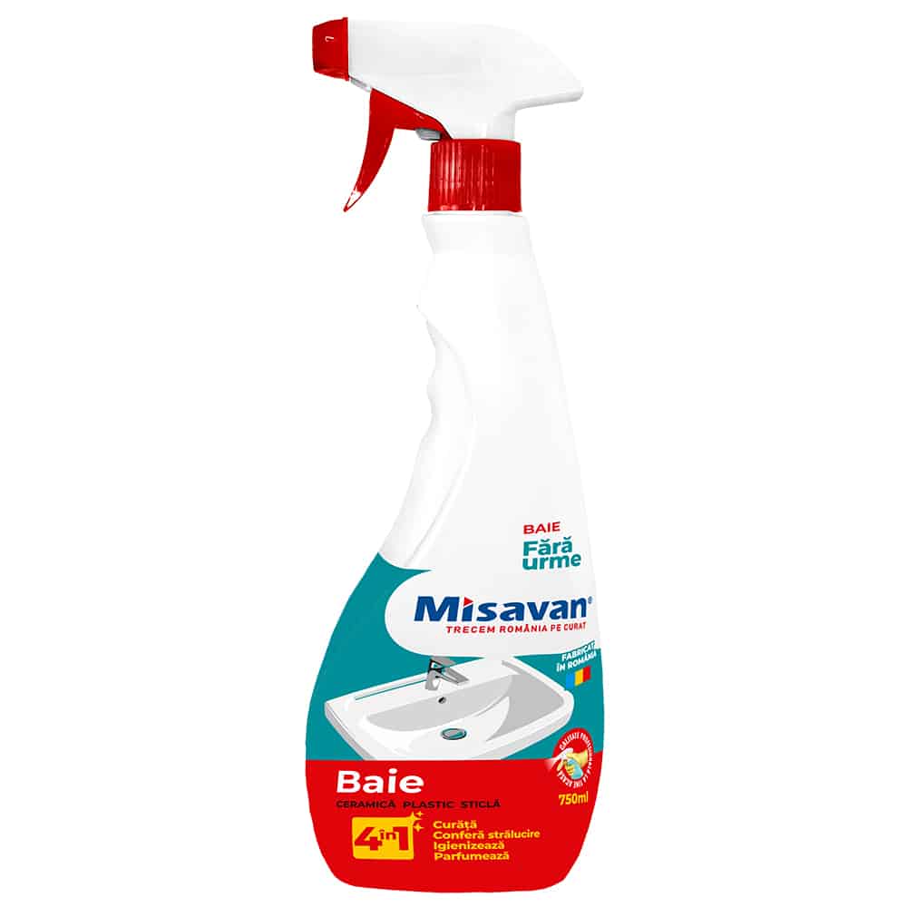 Soluție Curatare Baie Misavan 4in1 750 ml