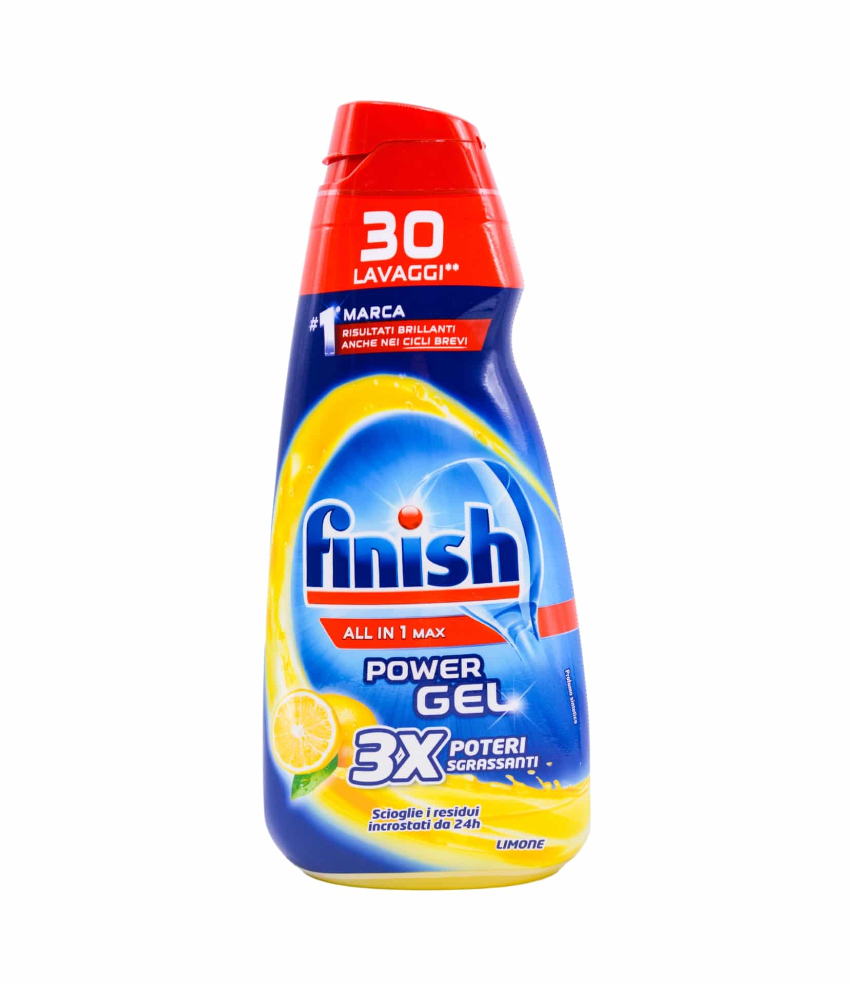 Detergent Gel Masina Spalat Vase Finish All in 1 Max Power Gel Lamaie