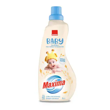 Balsam ultra concentrat pentru rufe Maxima Baby Oat 1000 ml – Sano
