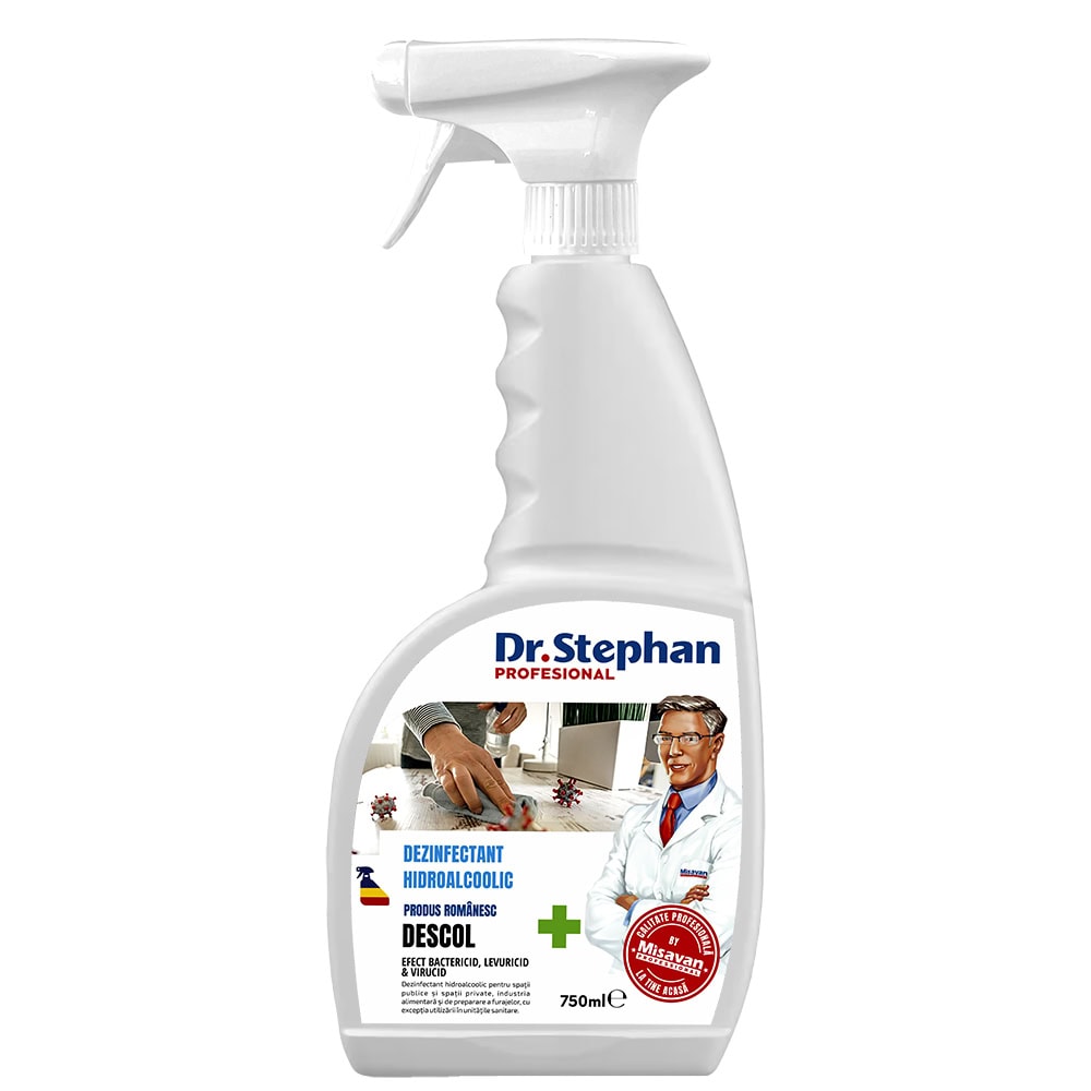 Dezinfectant hidroalcoolic Dr Stephan Descol 750 ml