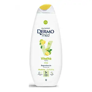 Gel de dus Dermomed Vitalitate cu aroma de Lime 750 ml