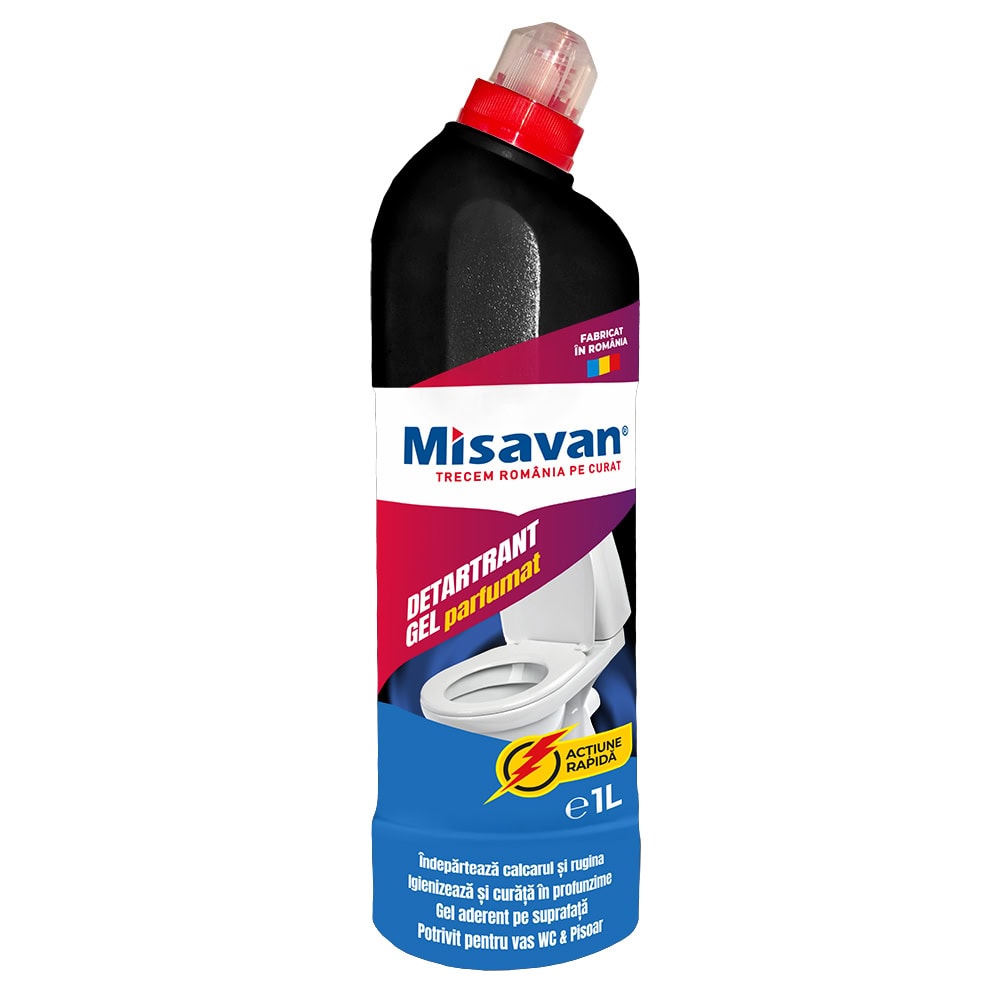 Detartrant parfumat Gel WC Plus Misavan 1 L