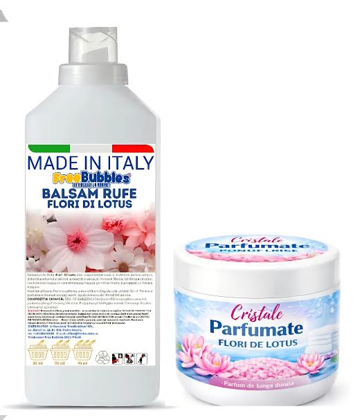 Balsam Rufe Concentrat FIORI DI LOTO si Cristale Parfumate GAMA PREMIUM