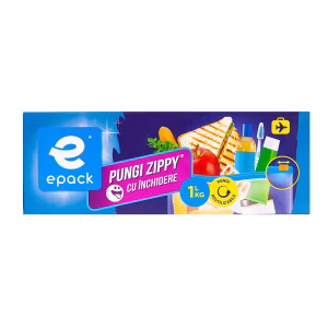 Pungi Zippy cu inchidere reutilizabile 1 L/KG 15 buc /set