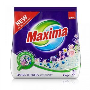 Detergent pudra Sano Maxima Spring Flowers 2 kg/20 spalari